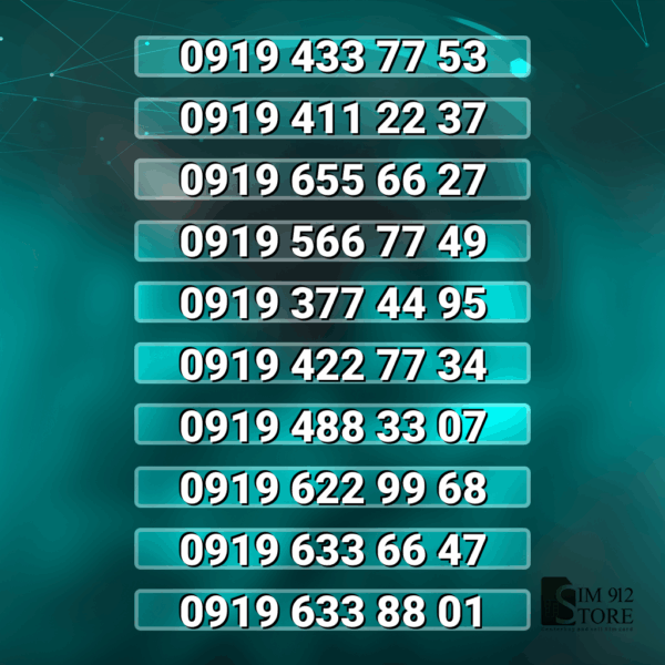 919 دودویی وسط بدون پوکه | کد h2723